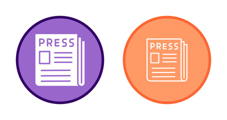 Press Release Icon Design