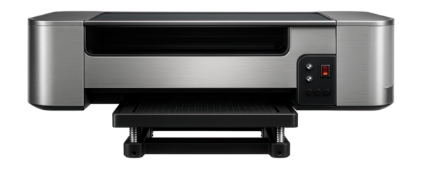 CO2 laser engraver with an adjustable bed height for customizing leather goods in a fashion design studio.