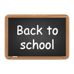 Obraz premium 3d back to school chalkboard