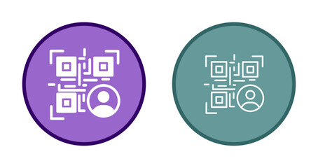 QR Code Contact Icon Design