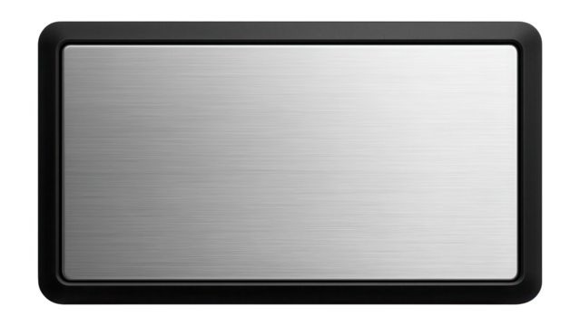 Flush mount plate with a hidden fastener design for concealing hardware on display units.