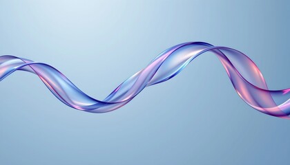 Translucent Ribbon Structure Under Soft City