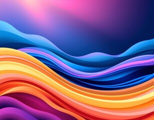 Fototapeta premium Vibrant Flowing Water Abstract with Tranquil Energy