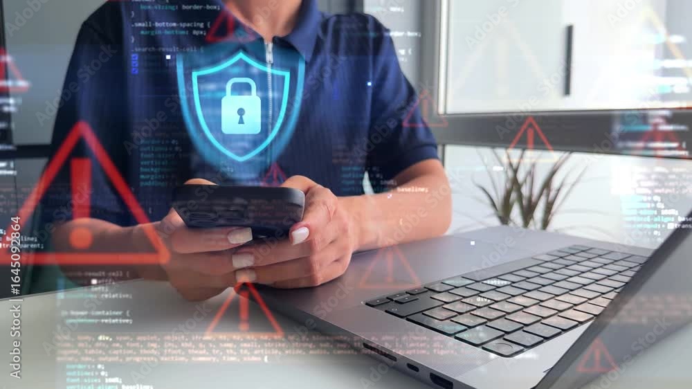 Poster protection data access. information and cyber security technology services.network security system. 