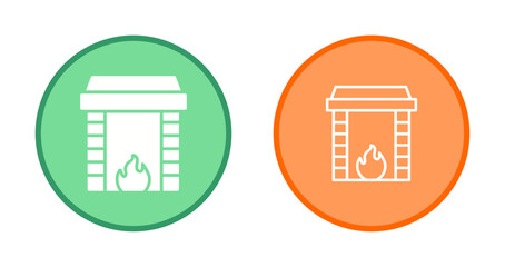 Fireplace Icon Design