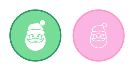 Santa Icon Design