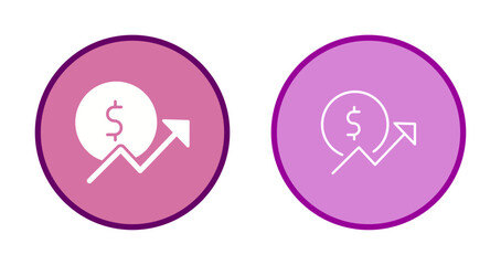 Money Growth Icon Design