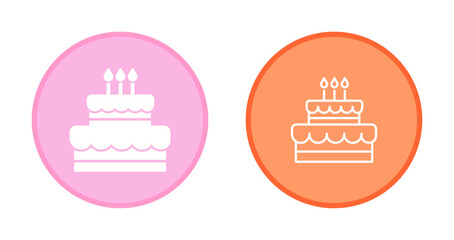 Birthday Cake Icon Design