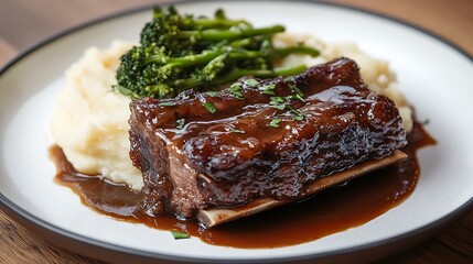 lamb chops with mashed potatoes