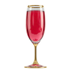 A sparkling glass of refreshing berry drink perfect for any celebration or gathering.