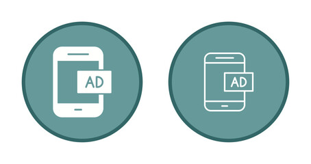 Mobile Advertising Icon Design