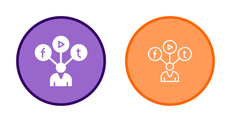 Social Media Influencer Icon Design
