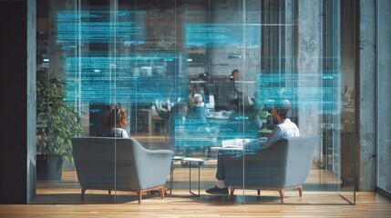 Data Analysis with Business People in Modern Office Environment