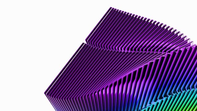 a close up of a colorful object on a white background