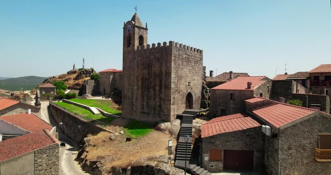 Aerial View of Penamacor Castle, Guarda district, Portugal