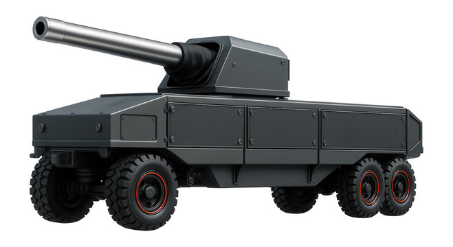 Artillery railcar with retractable cannon and reinforced side panels