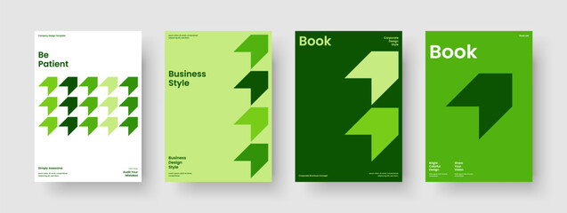 Fototapeta premium Modern Business Presentation Template. Isolated Banner Layout. Geometric Background Design. Brochure. Book Cover. Poster. Flyer. Report. Leaflet. Brand Identity. Advertising. Journal. Handbill