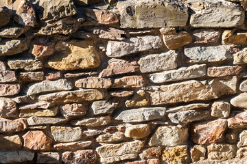 Backgrounds of the old stone wall.