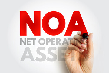 NOA Net Operating Assets -  business's operating assets minus its operating liabilities, acronym...