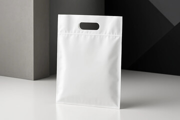  Blank Product Pouch Mockup on a Podium