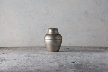 Chaire Chatubo Chadougu Satsuma Seizando Hon-Suzu Pewter Tea Caddy, Handcrafted in Kagoshima, Japan...