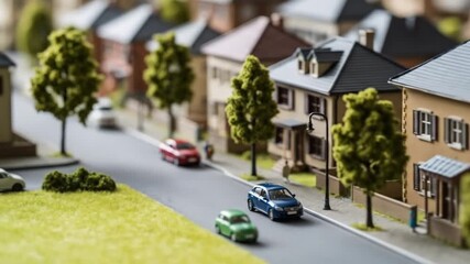 Miniature Town: A Charming Model Village