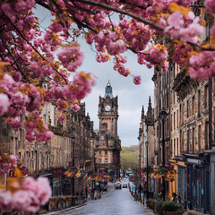 Edinburgh&rsquo;s Royal Mile in Spring