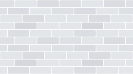 1/3 offset tile seamless pattern. Grey bricks design. Vector.