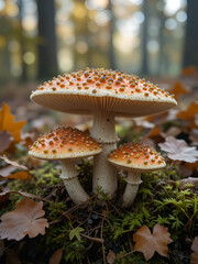 Fototapeta premium Autumn Fruiting Fungi