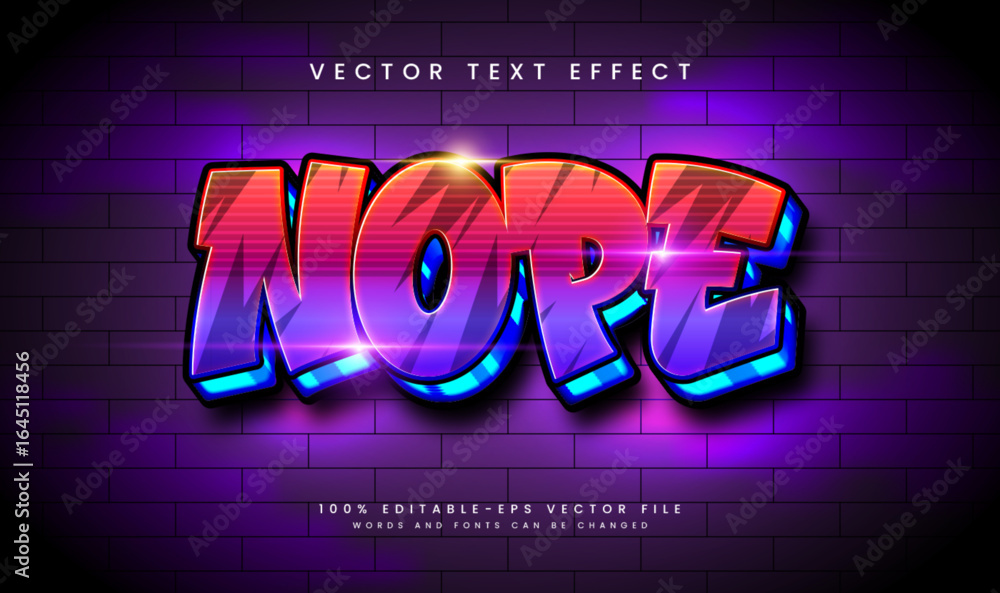 Aufkleber 3d elegant glowing vector text effect. suitable for tittle design event.