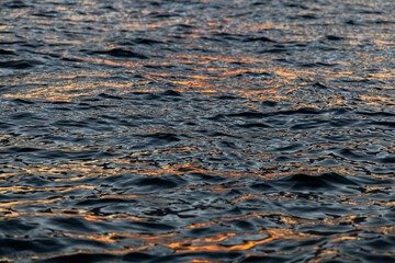 Sunsent in the waves