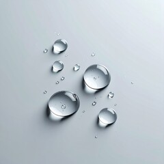 静寂に浮かぶ水のしずく