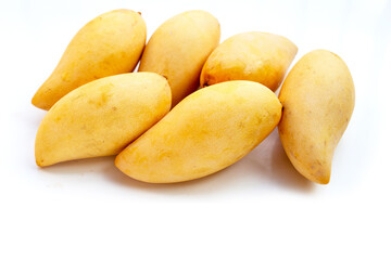 Ripe sweet yellow mango fruits