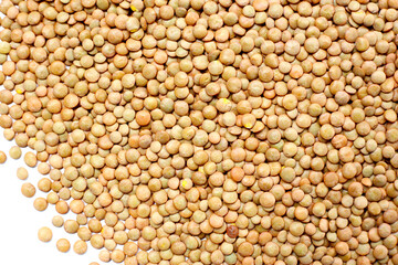 Lentils are small brown legumes rich in protein and fiber