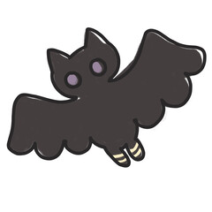Blact bat cute minimalist