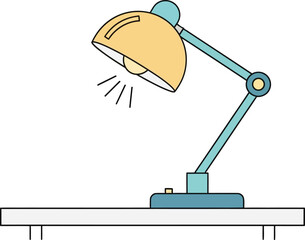 illustration of a lamp