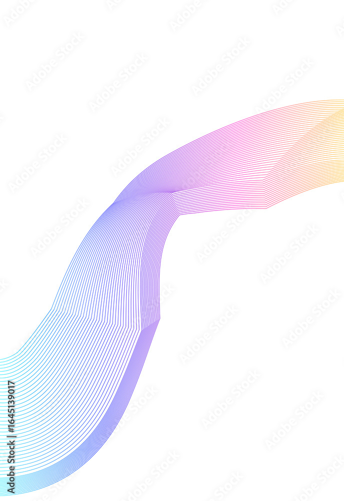 Poster design elements. wave of many gray lines. abstract wavy stripes on white background isolated. creati