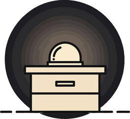 illustration of a kitchen stove