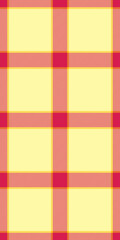 Vibrant yellow and red plaid pattern.  Perfect for textile design, website backgrounds, or packaging. This cheerful, geometric texture evokes feelings of warmth and energy.