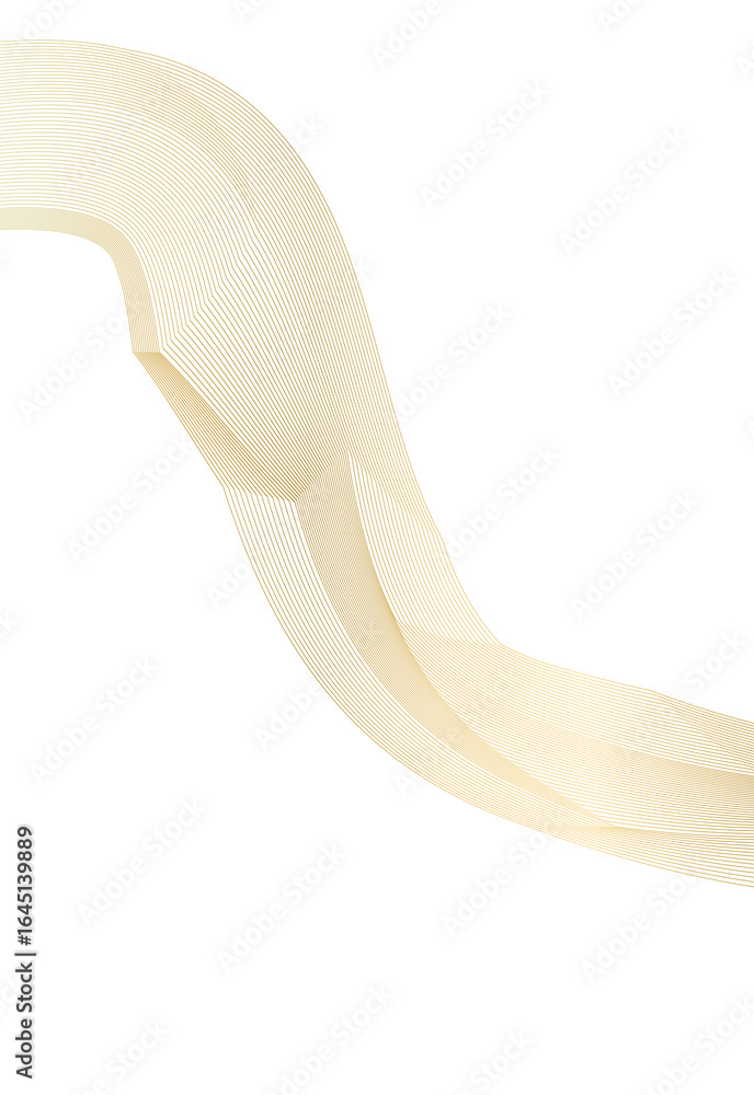 Poster design elements. wave of many gray lines. abstract wavy stripes on white background isolated. creati