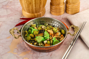 Japanese snack - Wasabi endo arare cracker