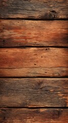 Rustic woodgrain banner background on plain color
