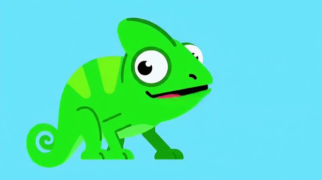 Cartoon Chameleon.
