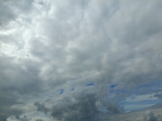 Unusual clouds in sky, Various colored clouds. Unusual and rare. Beauty in nature.	