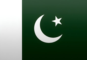 Pakistan Flag with Crescent Moon and Star | National Symbol for Patriotic Celebrations, Government Communications, and Cultural Events