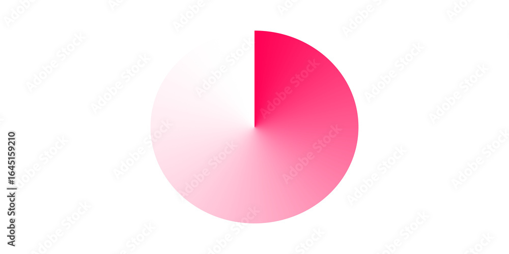 Poster abstract radial gradient graphic with fuchsia tones on transparent backdrop a dynamic circular desig