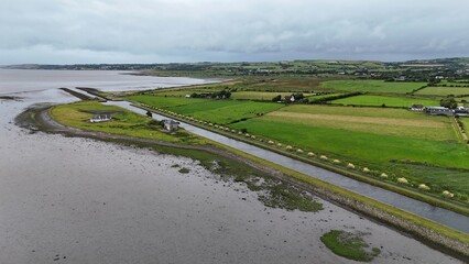 survol du moulin à vent de Blennerville en Irlande