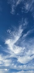 Blue  sky  and white clouds 