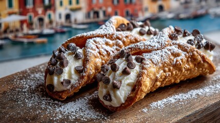 Authentic Sicilian Cannoli with Ricotta