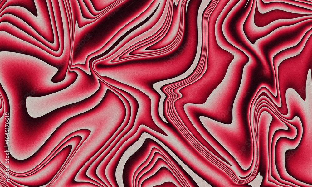 Aufkleber abstract swirling red and white marble pattern texture liquid gradient background